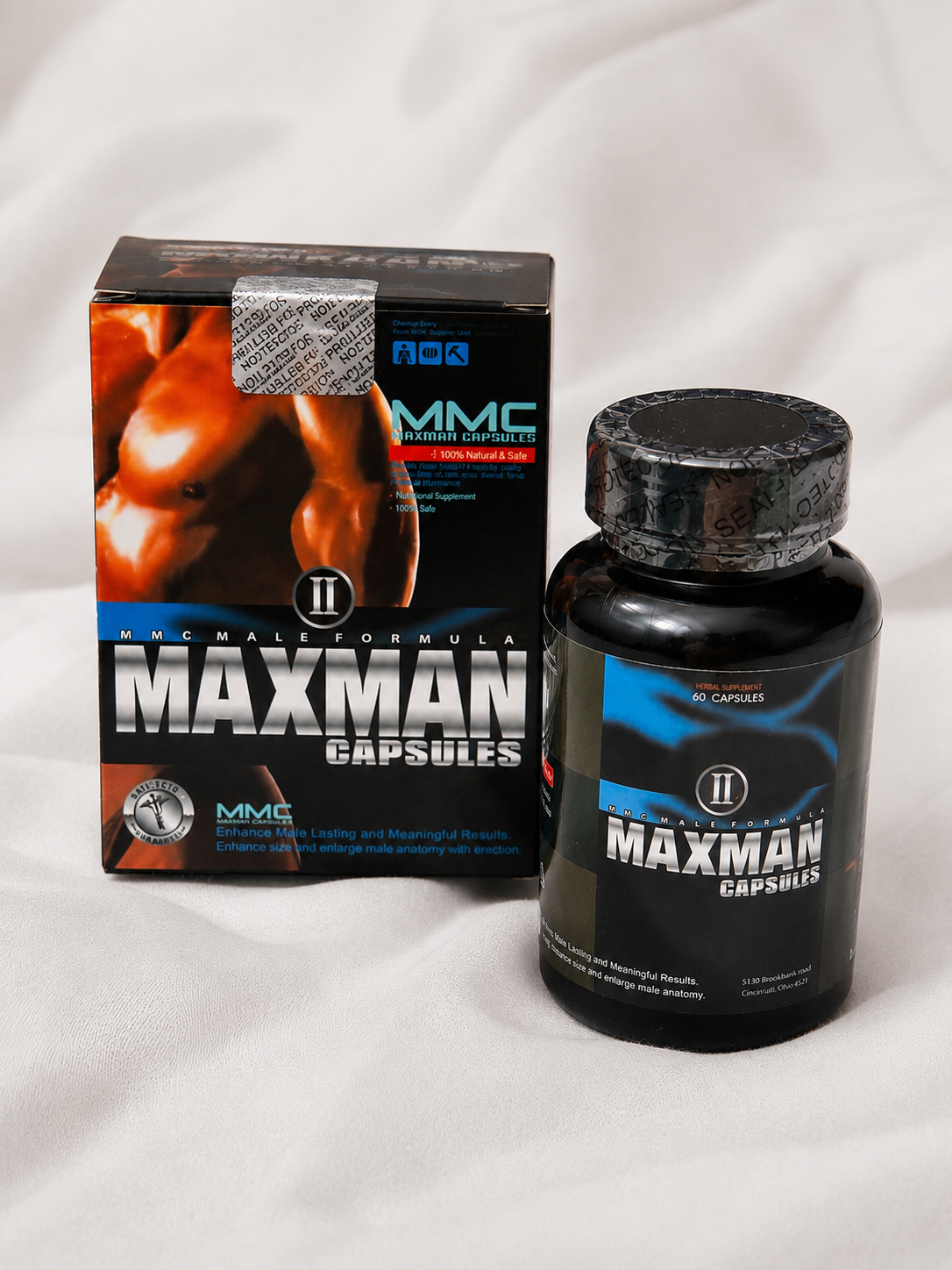 2 CAJAS MAX MAN